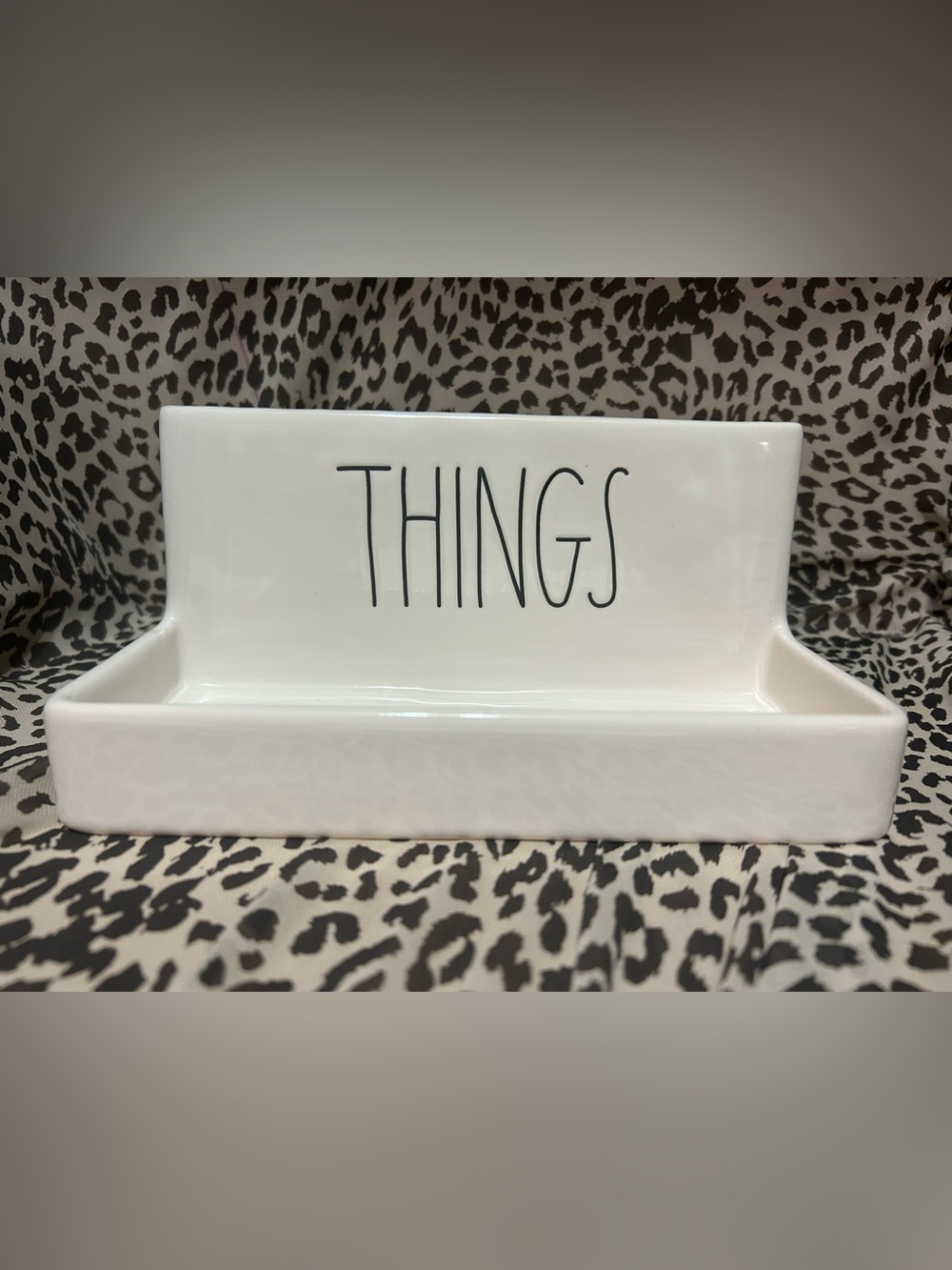 Rae Dunn “Things” 3 Compartment Organizer